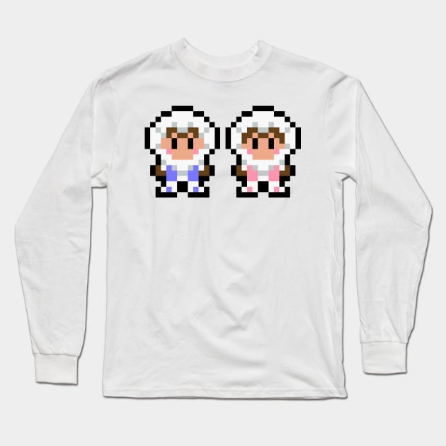 Ice Climbin' Long Sleeve T-Shirt by ImpishMATT